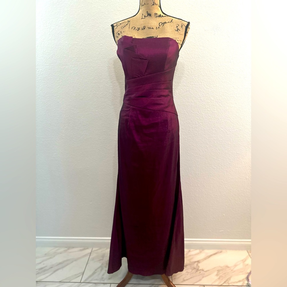 Jessica McClintock evening gown, plum/purple, size 6